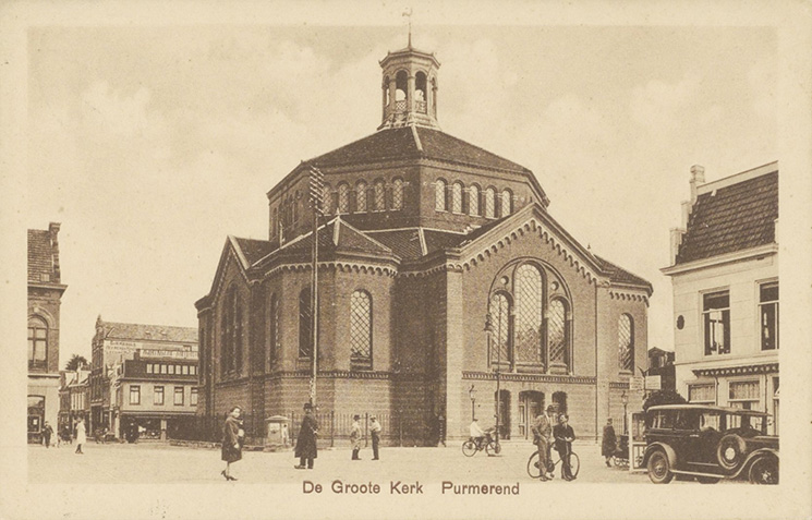 De St. Nicolaas (Koepel)kerk, rond 1925.