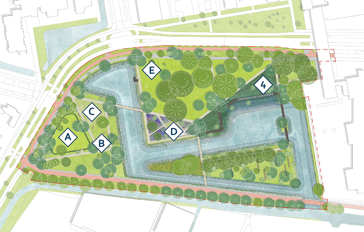 Definitief ontwerp van het nieuwe Kooimanpark