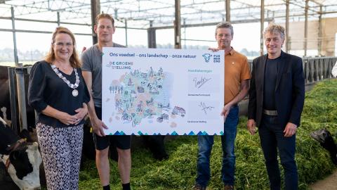 Foto van de samenwerking tussen de gemeente Purmerend en de Groene Stelling