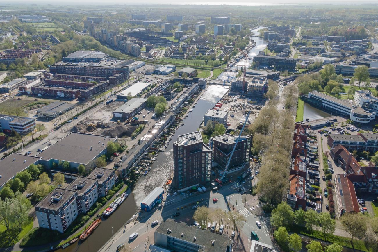 Luchtfoto centrum Purmerend