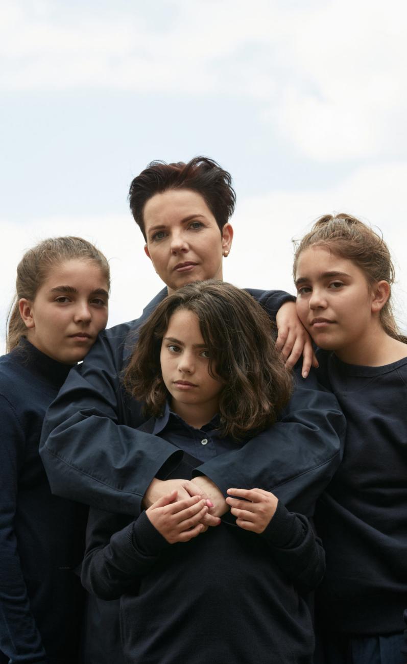 Moeder met kinderen