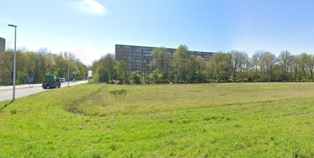 Locaite stuk grond in de hoek langs de N244 en de Salvador Allendelaan