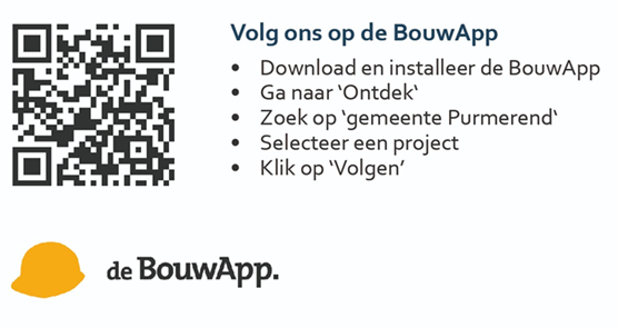 QR-code met link naar de BouwApp