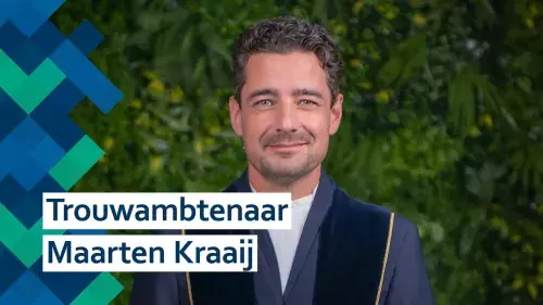 Trouwambtenaar Maarten Kraaij 
