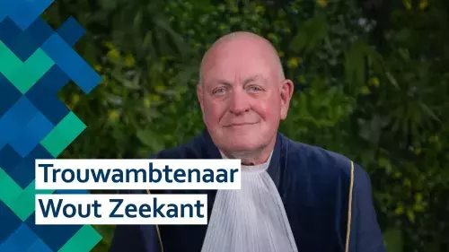 Trouwambtenaar Wout Zeekant