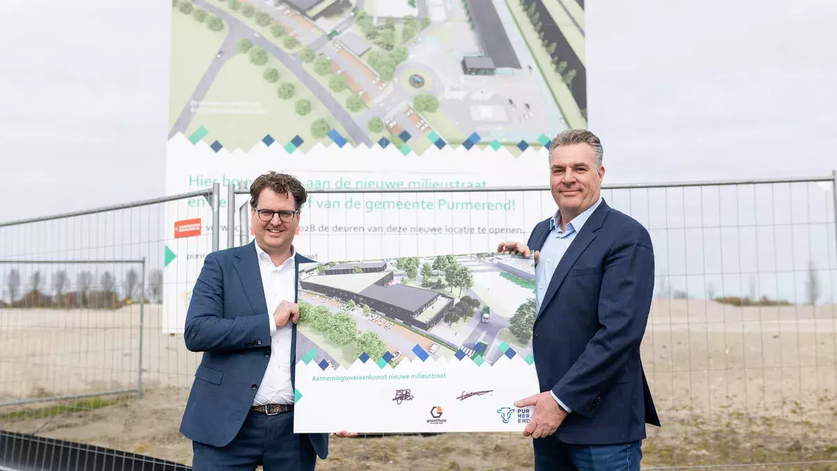 Gunning nieuwe milieustraat