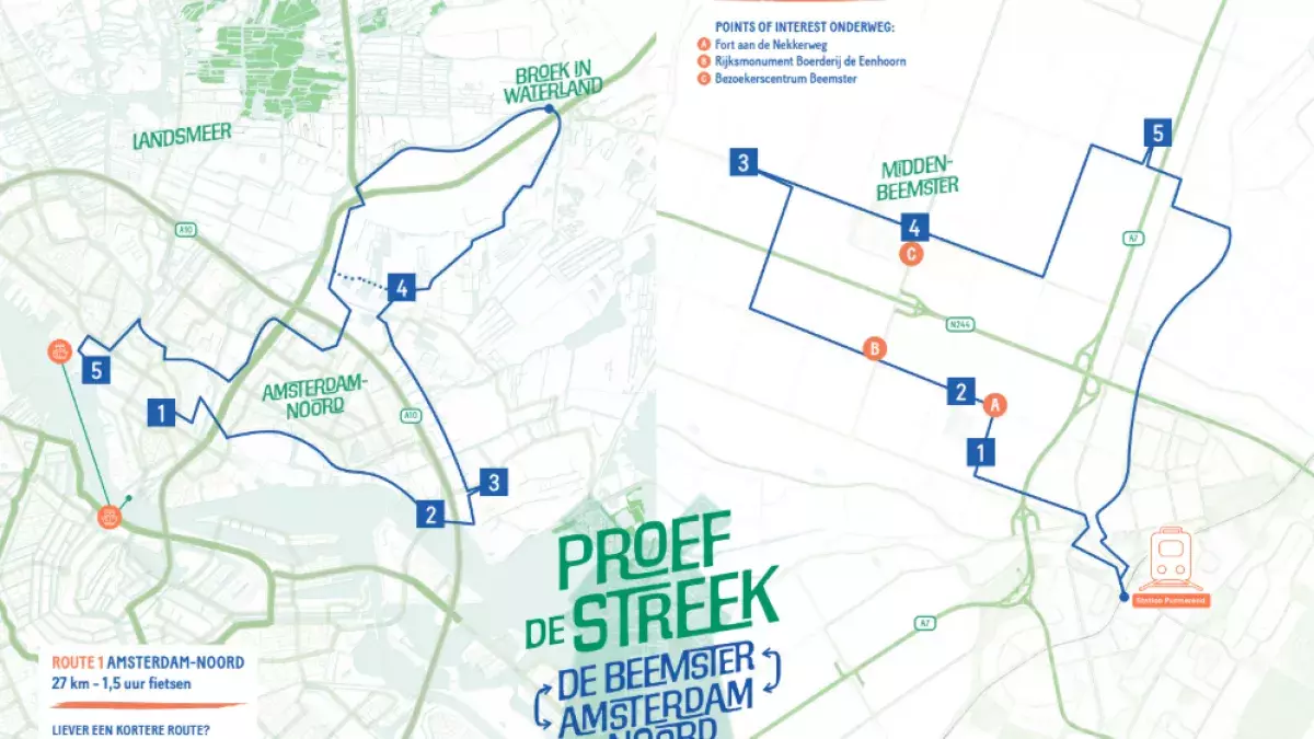 Fietsroute Proef de Streek