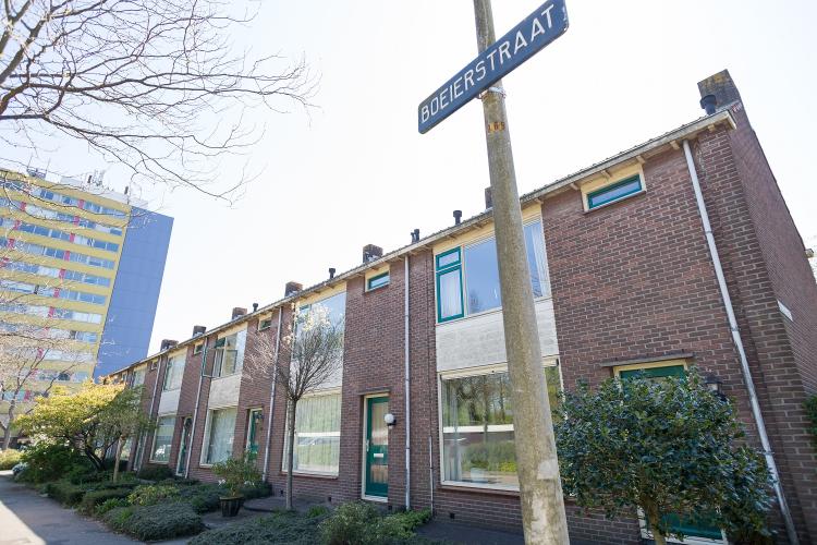 Sociale huurwoningen in de Boeierstraat in Wheermolen-Oost